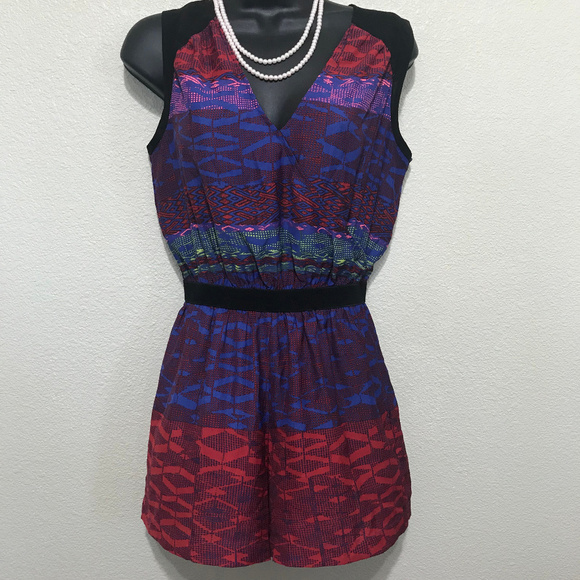 Silence + Noise Woman Sleeveless Chiffon Romper Dress Size S - Picture 2 of 8